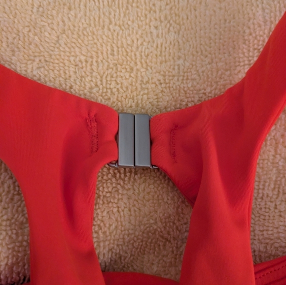 Athleta Maldives Bra Cup Bikini Top L Orange - Picture 7 of 8